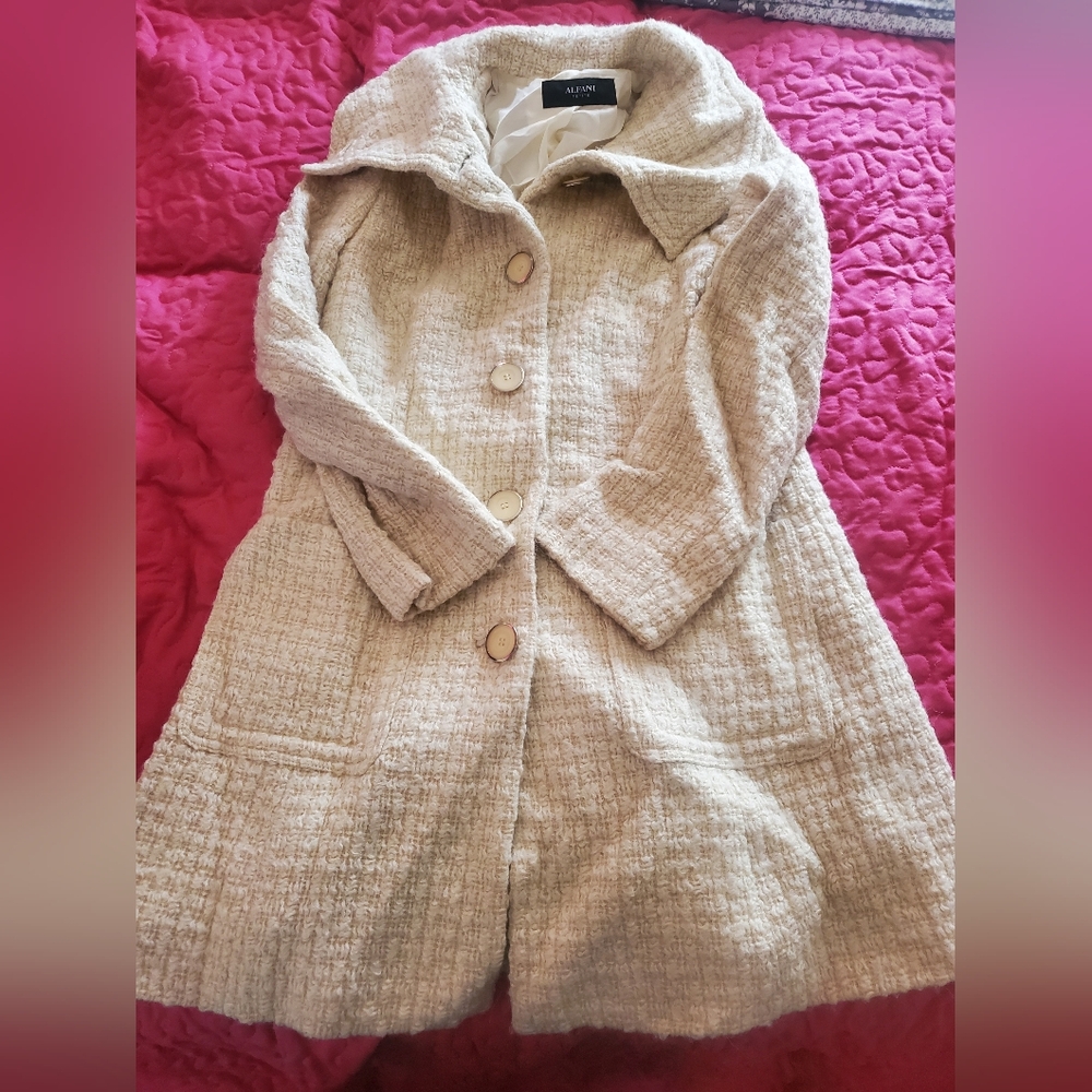 Alfani Tan Teddy Jacket for Women